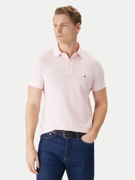 Tommy Hilfiger Polo marškinėliai rožinė