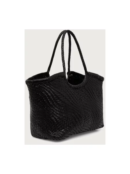 Dragon Diffusion torebka shopper skórzana czarna