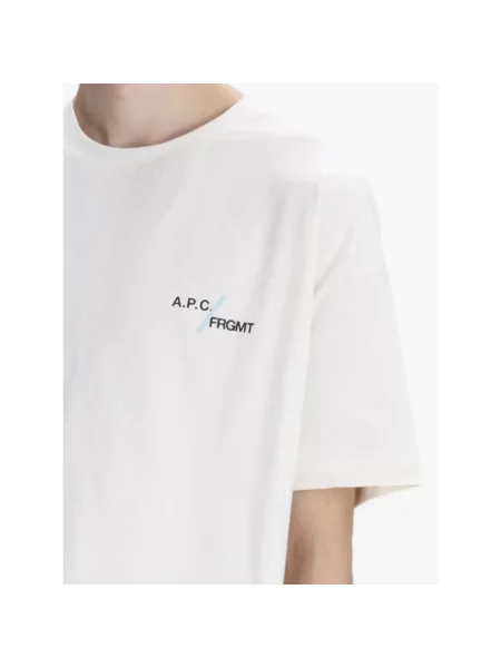 T-shirt A.P.C. T-Shirt Renoncement White L biała
