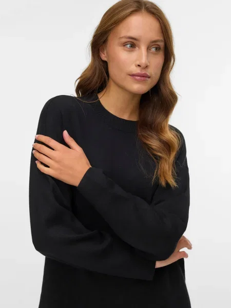 VERO MODA Pulover VMSILJE' negru