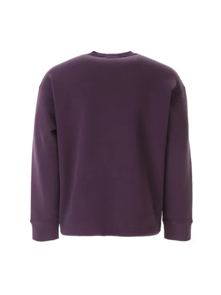 Bluza Emporio Armani Ea7 z logo fioletowa