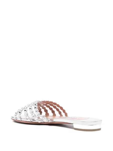 Sandale Aquazzura argintiu