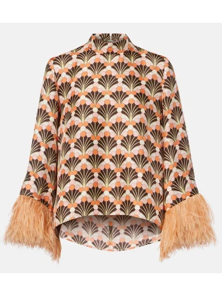 Jedwabny top La Doublej