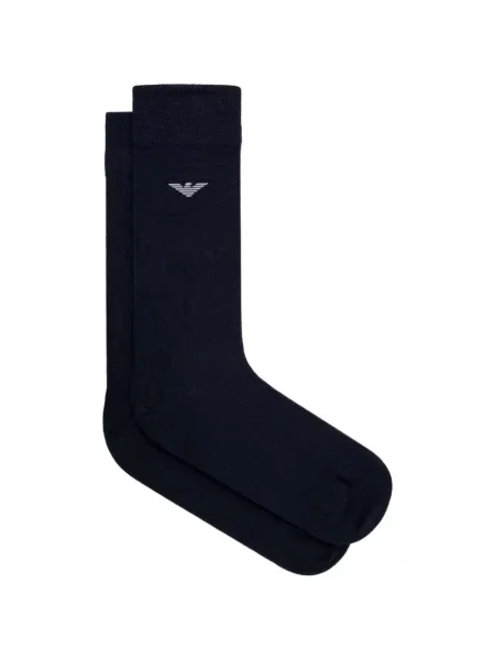 Skarpety Emporio Armani z logo czarne