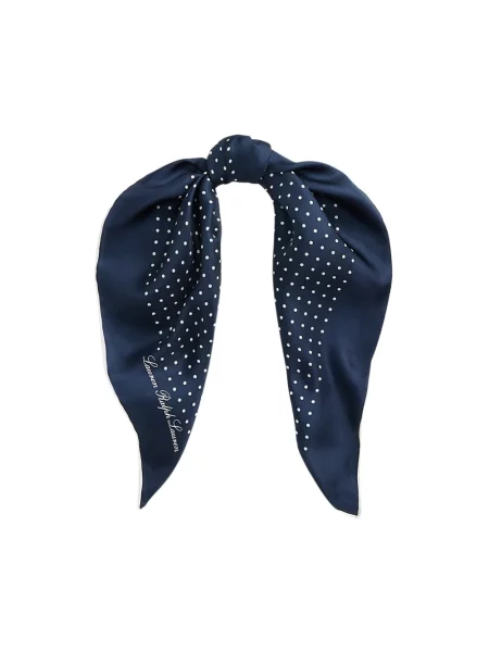 Ralph Lauren Akcesoria Kobieta Niebieski ONE SIZE Jedwabna Apaszka Lauren Ralph Lauren granatowa