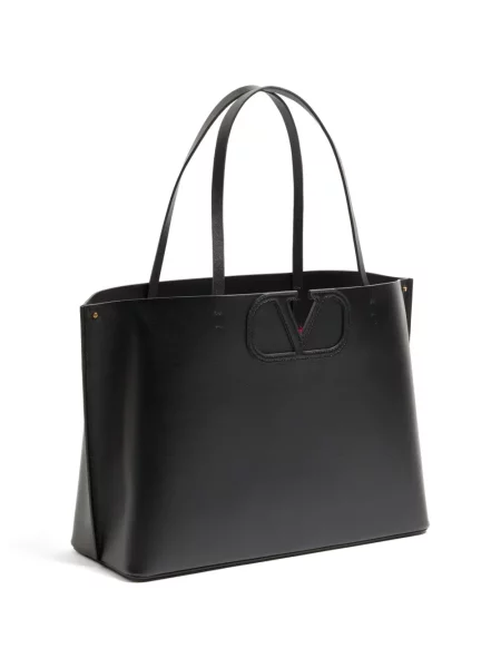 Geantă shopper Valentino Garavani negru