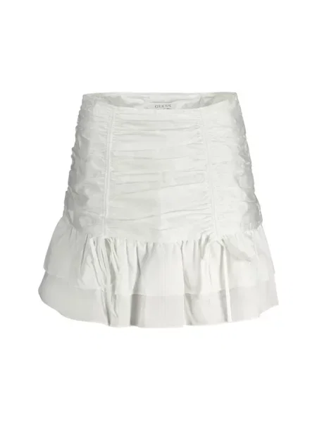 Krótka spódnica mini Guess biała