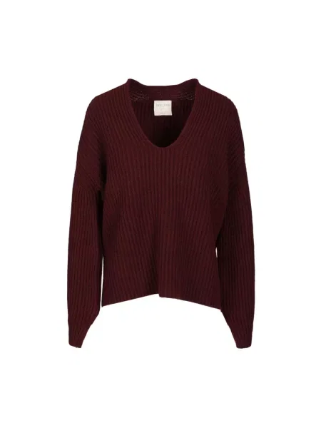 Sweter Forte Forte z kaszmiru czerwony