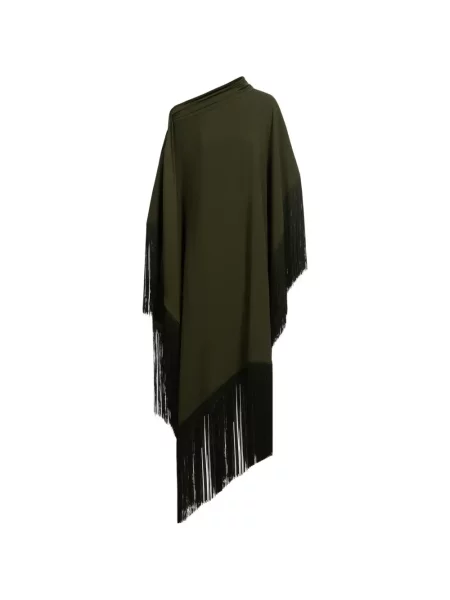 Rochie midi Taller Marmo cu franjuri verde