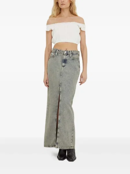 Cropp top The Kooples cu volane alb
