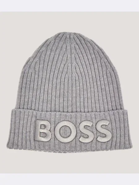 BOSS BLACK De lână căciulă Lara negru