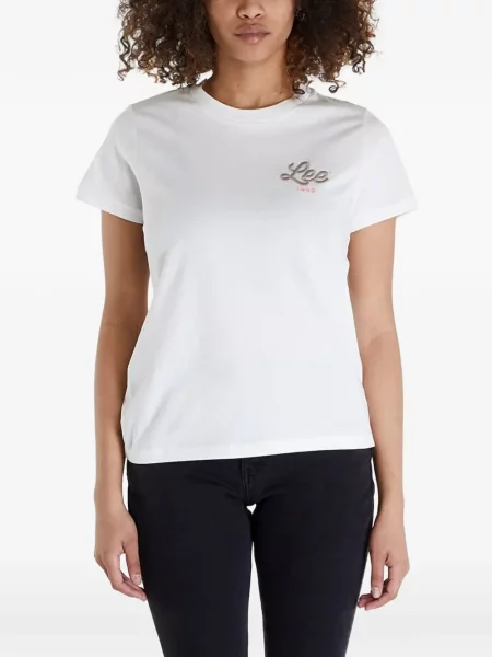 Tricou Lee cu imagine alb