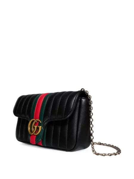 Listová kabelka Gucci čierna