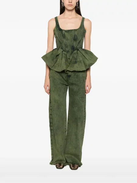 Top Marques'almeida verde