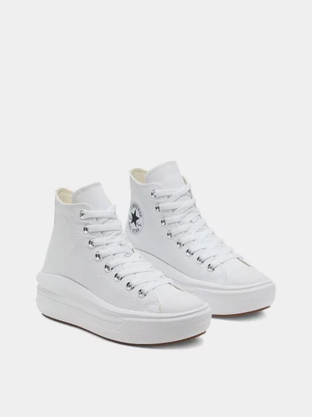 Кеды высокие CONVERSE Chuck Taylor All Star Move білі