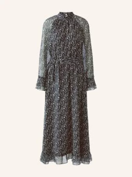 Oui Šaty / krémová černá