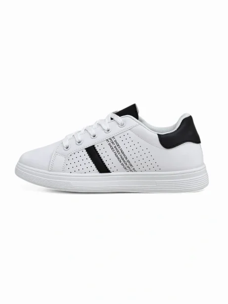 Sneakerși Resti ajurate negru