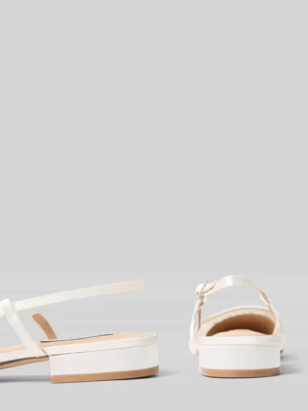 Baleriny z półprzezroczystego materiału model ‘Belinda’ Steve Madden białe