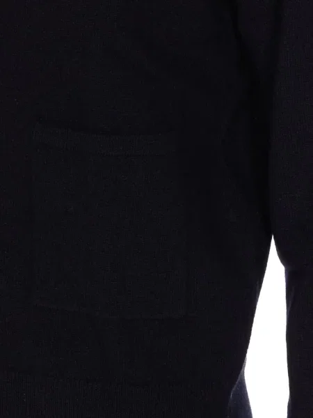 Kardigan Not Shy z kieszenią przednią czarny