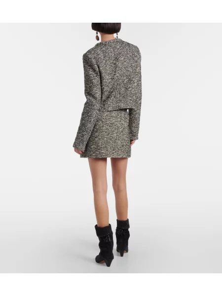 Cropp sacou Isabel Marant din tweed negru
