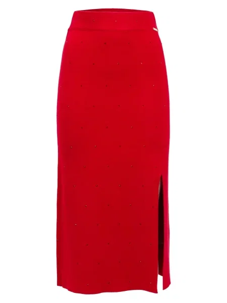 Influencer Fustă roșu
