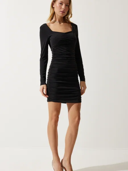 Obleka Happiness İstanbul črna