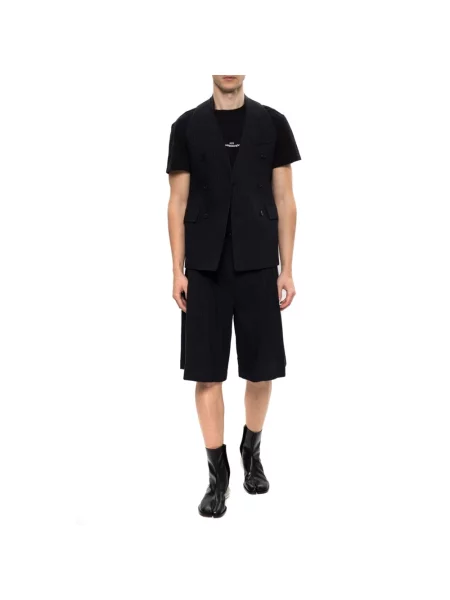Koszulka Maison Margiela z logo czarna