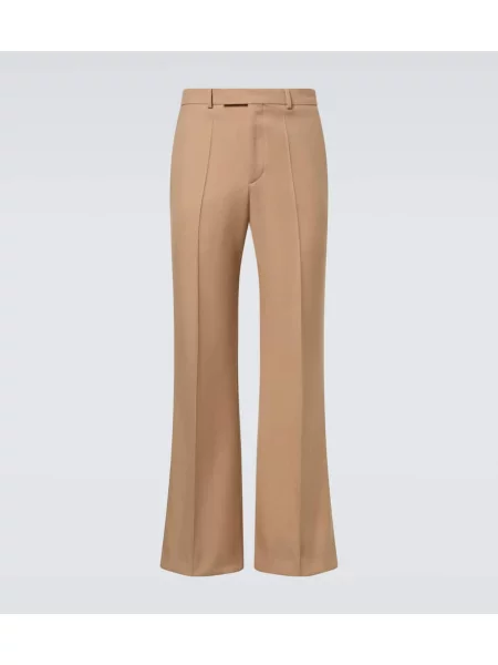 Volnene hlače Valentino bež