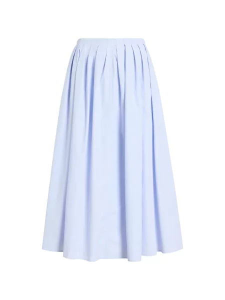 Fusta plisata Proenza Schouler White Label plisată alb