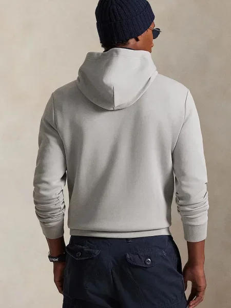 Кофта Polo Ralph Lauren з капюшоном з аплікацією сірий