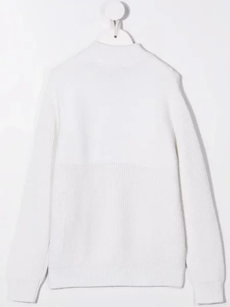 Sweter dziecięcy Emporio Armani biały