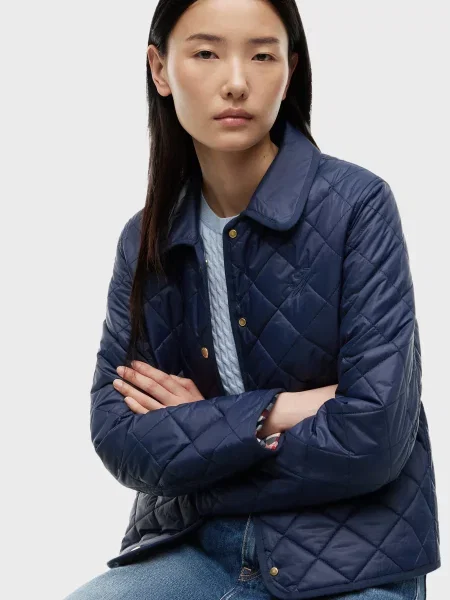 Стьобана куртка Tommy Hilfiger синя