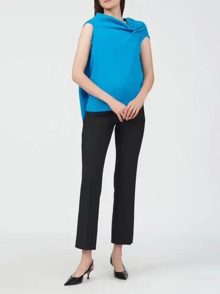 Блуза Roland Mouret блакитна