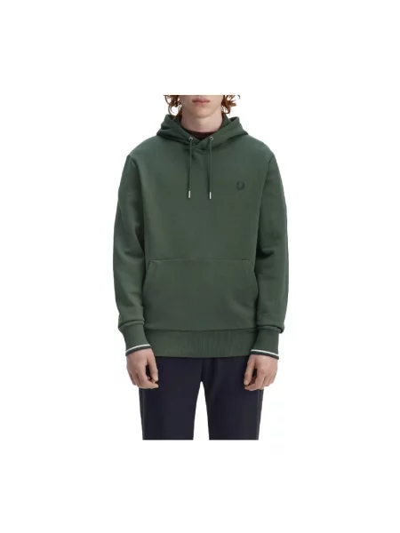Bluza z kapturem Fred Perry zielona