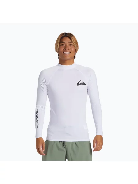 Plavecké tričko longsleeve Quiksilver Everyday Longsleeve white bílé