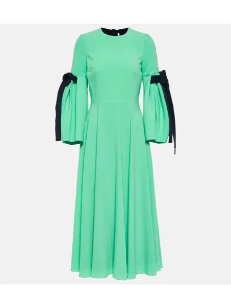 Midi obleka Roksanda zelena