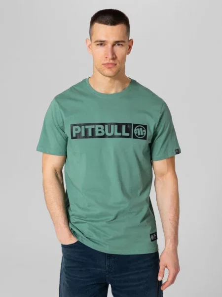 Koszulka sportowa Pitbull West Coast T-S Hilltop zielona