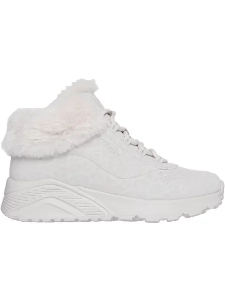 Členkové topánky Skechers béžová
