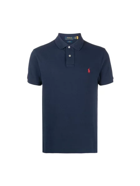 Koszulka polo Polo Ralph Lauren z siateczką z siateczki niebieska