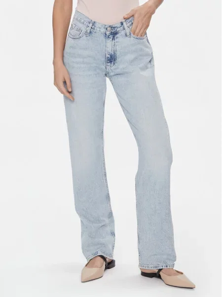 Calvin Klein Jeans Τζιν Straight Fit μπλε