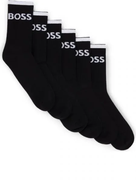 BOSS BLACK Șosete negru