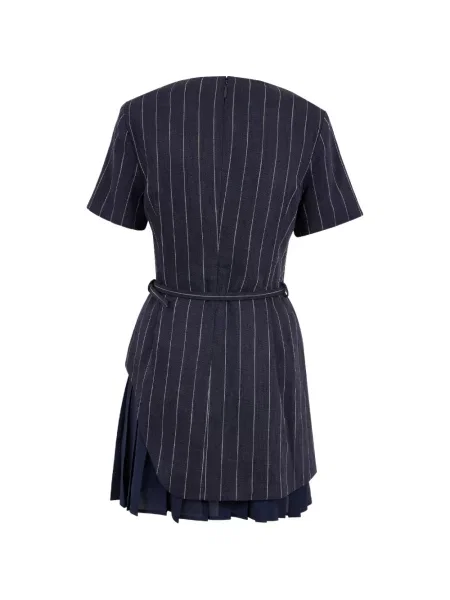 Rochie mini Simkhai cu dungi de costum albastru