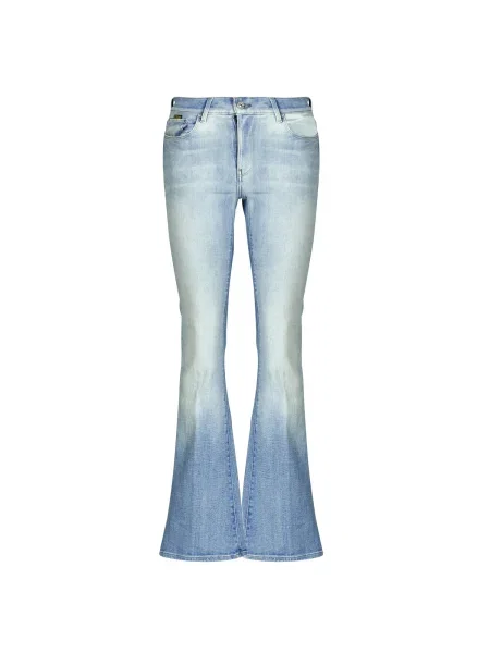 Džínsy so strihom ku čižmám G-star Raw modrá
