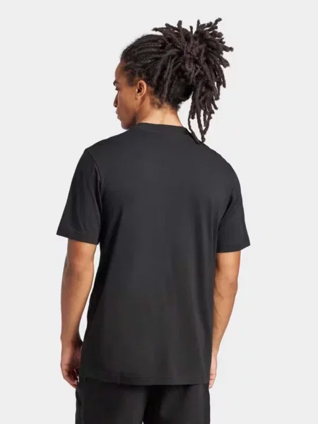 Маленькая футболка Adidas из джерси черная