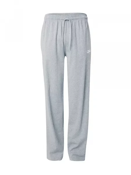 Nike Sportswear Pantaloni Club Fleece gri amestecat alb