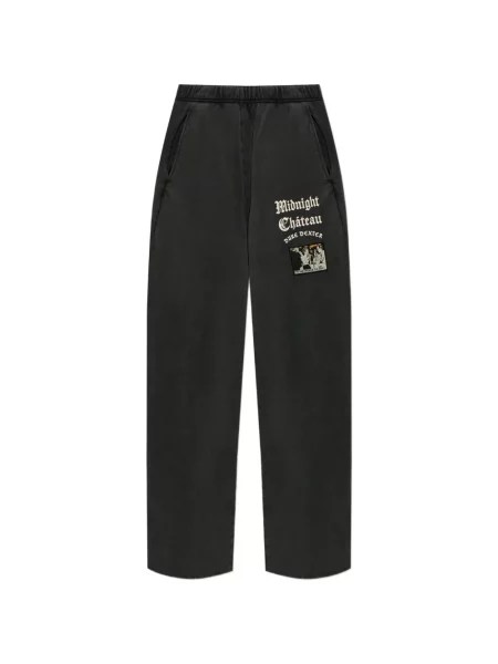 Pantaloni Duke & Dexter cu imagine negru