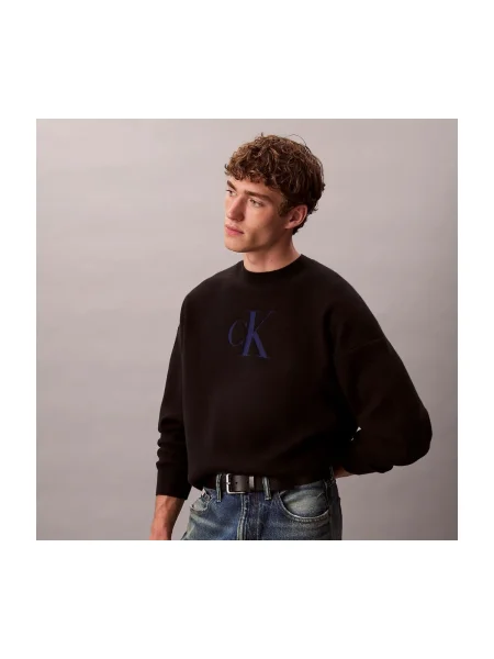 Sveter Calvin Klein Jeans čierna