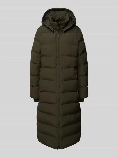 Wellensteyn płaszcz funkcjonalny Goldmine Extra Long Kobiety jednolity S zielony