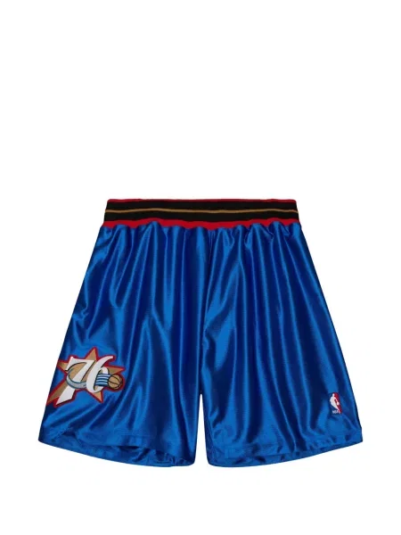 Pantaloni scurți Mitchell & Ness albastru