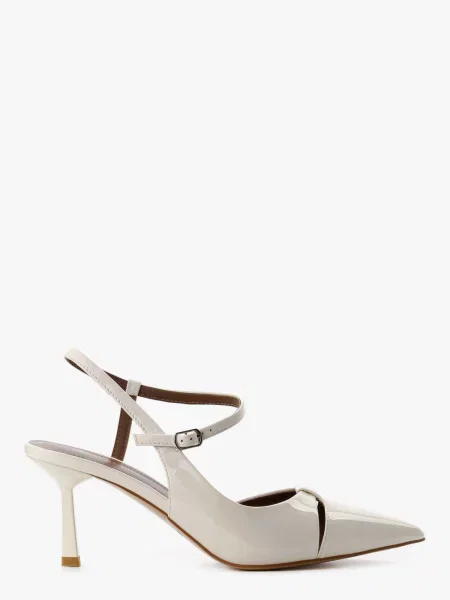 Туфлі на LeBERDES молочний лакова натуральна шкіра